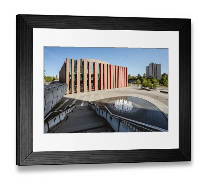 Framed Print : The National Polish Radio Symphony Orchestra (NOSPR) building in Katowice Framed Print : The National Polish Radio Symphony Orchestra (NOSPR) building in Katowice