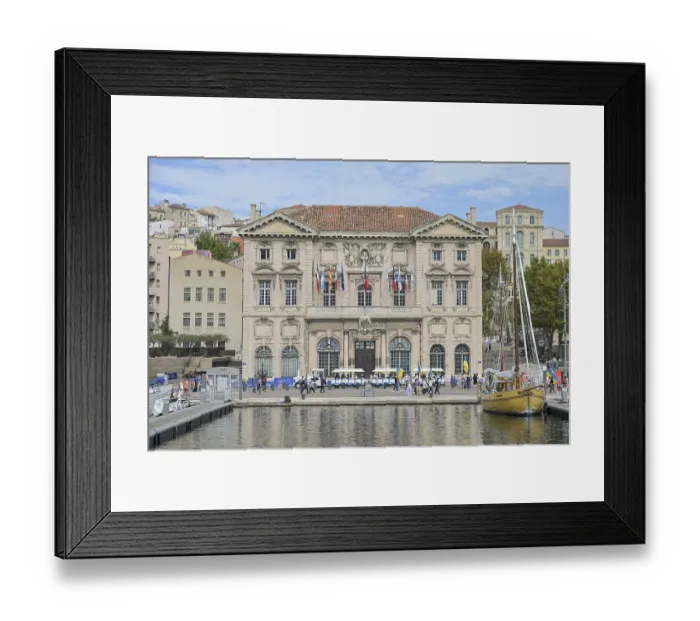Framed Print : Old Town Hall on Quai du Port - Mairie de Marseille