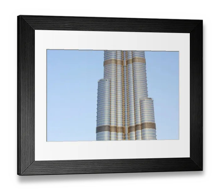 Framed Print : Detail of the Burj Khalifa, Dubai