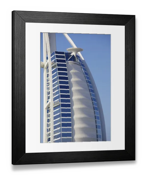 Framed Print : Detail of the Burj Al Arab hotel at Jumeirah beach Framed Print : Detail of the Burj Al Arab hotel at Jumeirah beach