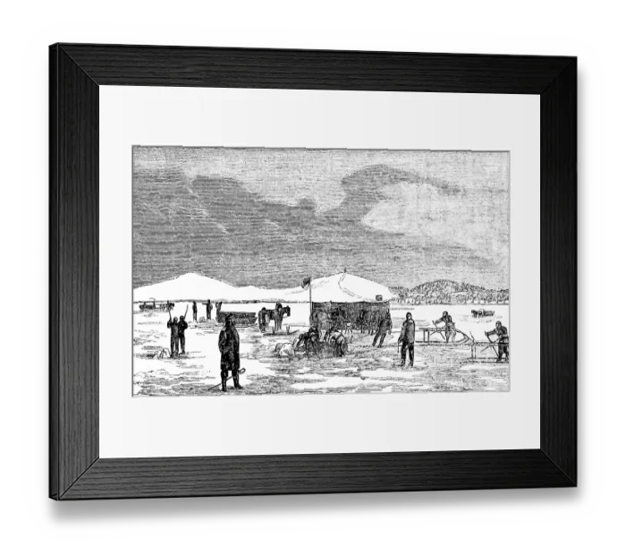 Framed Print : Fishing on the seashore in East and West Prussia Framed Print : Fishing on the seashore in East and West Prussia
