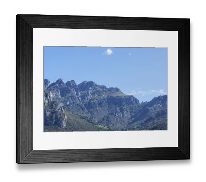 Framed Print : Beautiful landscape of the layered misty hazy Italian Alps mountain range during evening Framed Print : Beautiful landscape of the layered misty hazy Italian Alps mountain range during evening