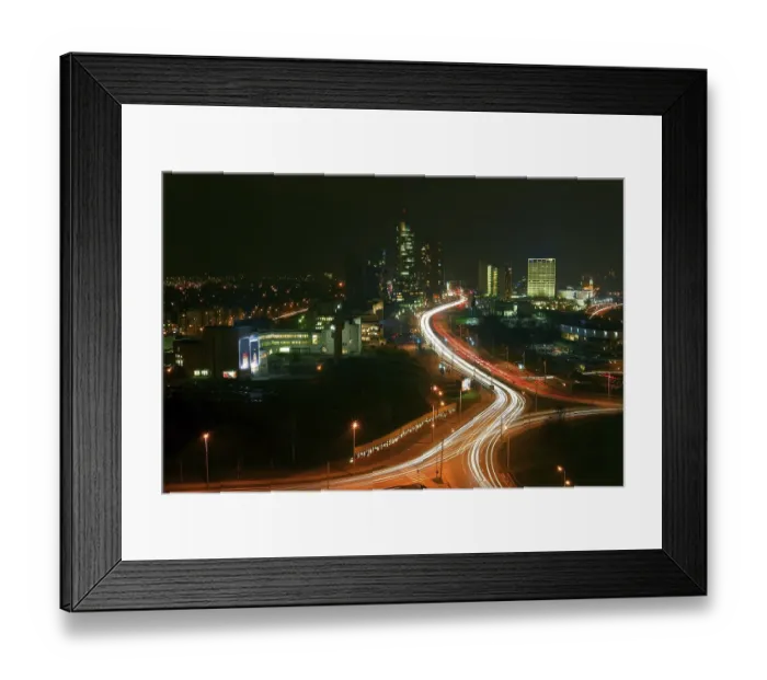 Framed Print : Panorama of the business centre of Vilnius city - capital of Lithuania