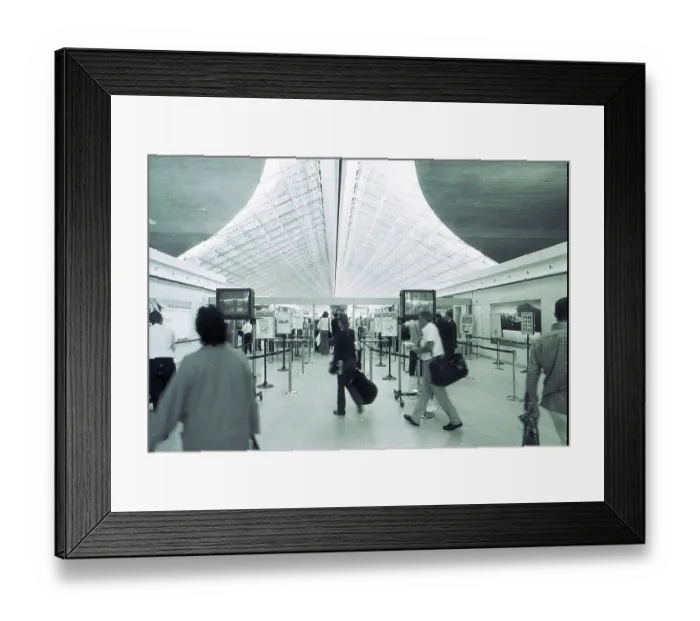 Framed Print : France: Paris airport