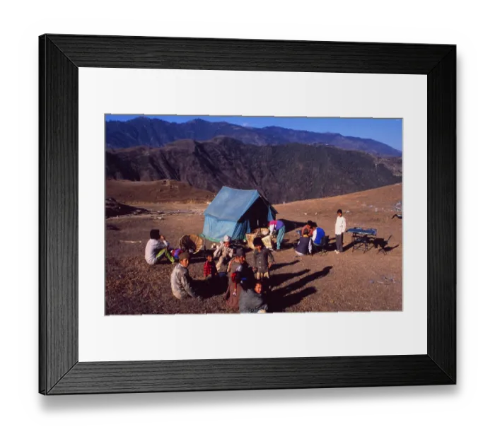 Framed Print : Nepal: Trekking in the Himalayas Framed Print : Nepal: Trekking in the Himalayas