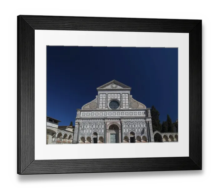 Framed Print : Facade of the Basilica of Santa Maria Novella Framed Print : Facade of the Basilica of Santa Maria Novella