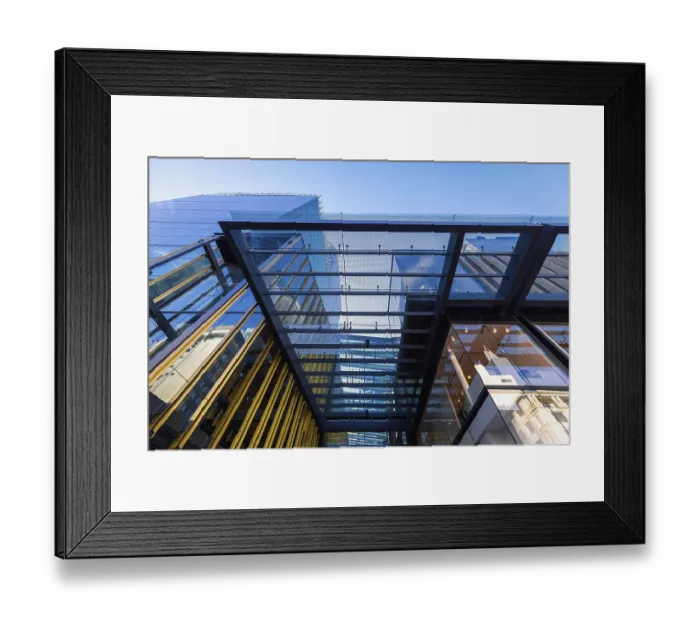 Framed Print : Auckland skyline and financial downtown city center