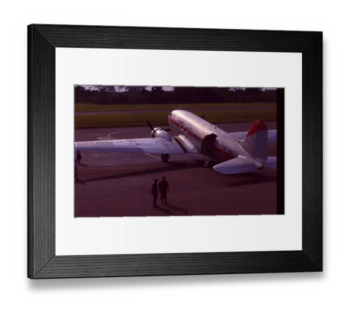 Framed Print : Columbia: Historic Airplanes Like This Curtis at Villa Vicencio Airport