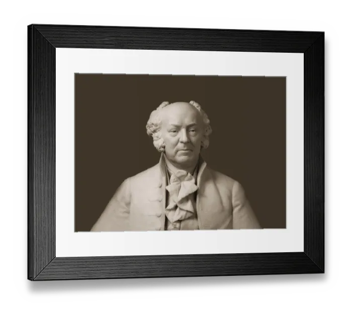 Framed Print : Bust of John Adams, 1735 - 1826