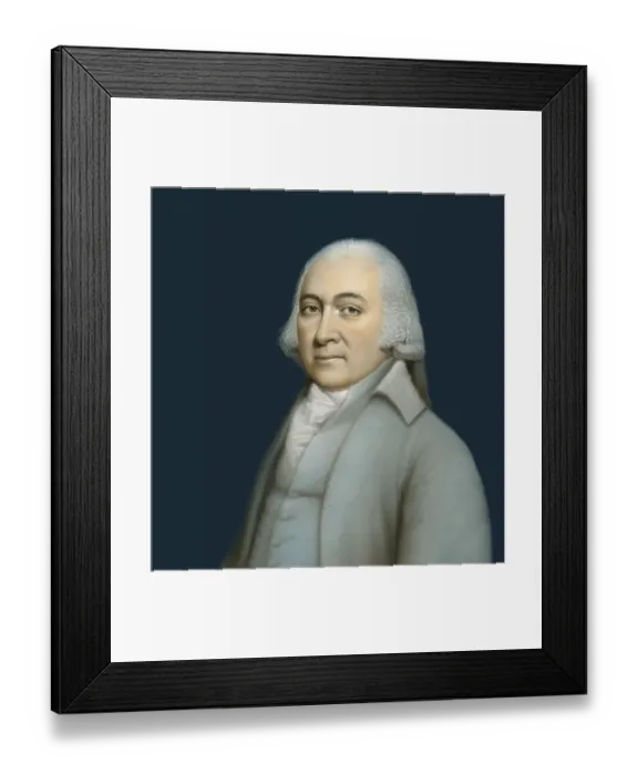 Framed Print : Portrait of John Adams, 1735 - 1826 Framed Print : Portrait of John Adams, 1735 - 1826