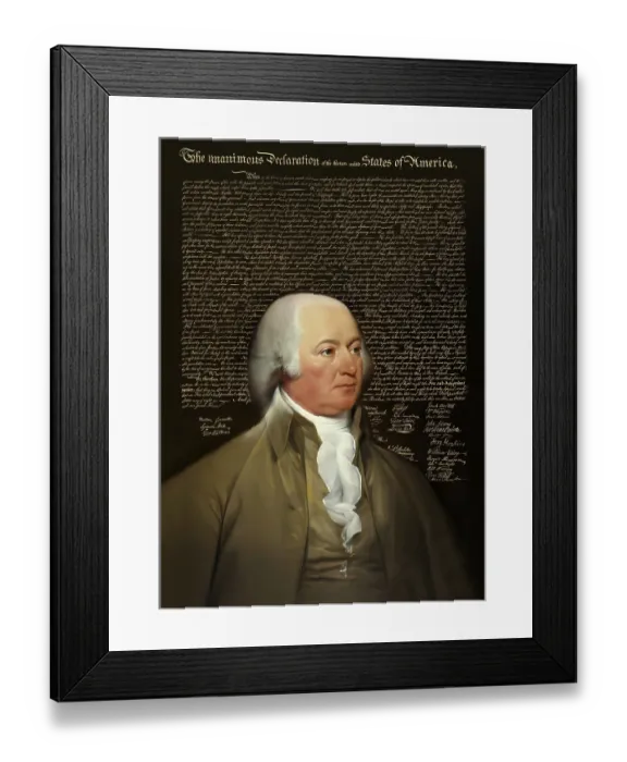 Framed Print : Portrait of John Adams, 1735, 1826 Framed Print : Portrait of John Adams, 1735, 1826