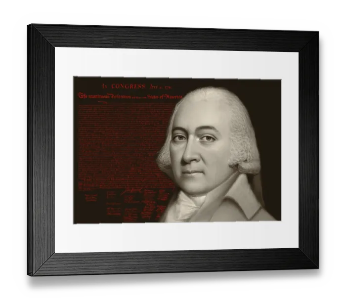 Framed Print : Portrait of John Adams, 1735, 1826 Framed Print : Portrait of John Adams, 1735, 1826