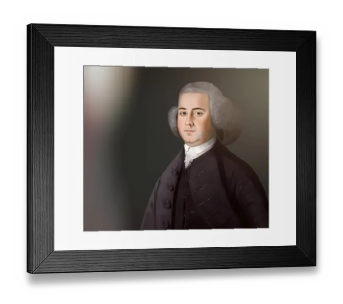 Framed Print : Portrait of John Adams, 1735 - 1826 Framed Print : Portrait of John Adams, 1735 - 1826