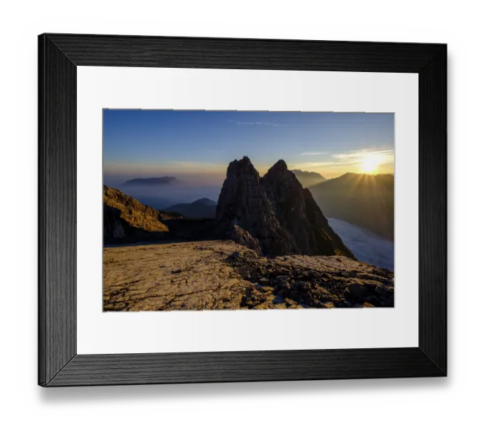 Framed Print : First and second Watzmannkind, Watzmannkar Framed Print : First and second Watzmannkind, Watzmannkar