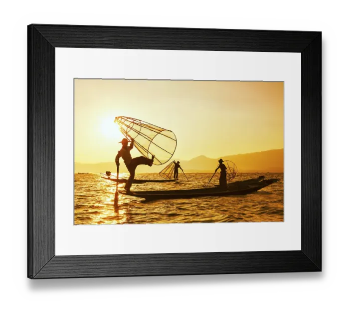 Framed Print : Vintage retro effect filtered hipster style image of Myanmar travel attraction