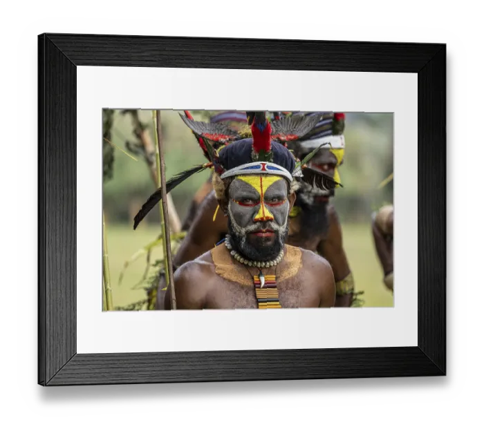 Framed Print : Dancers in war paint, Sing Sing