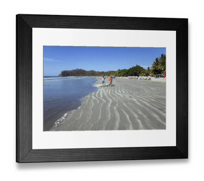 Framed Print : Sandy beach in Samara, Playa Samara Framed Print : Sandy beach in Samara, Playa Samara