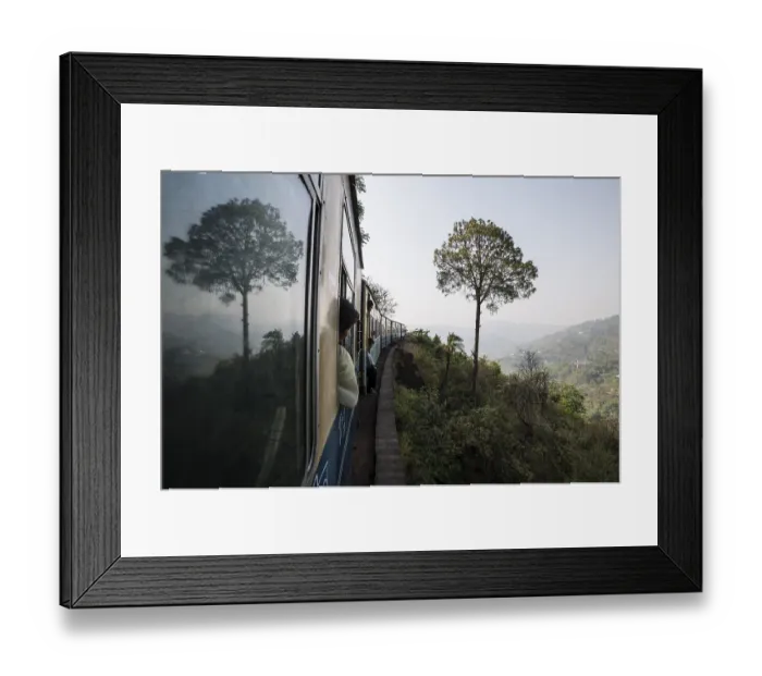 Framed Print : Train of the Kalka-Shimla Railway