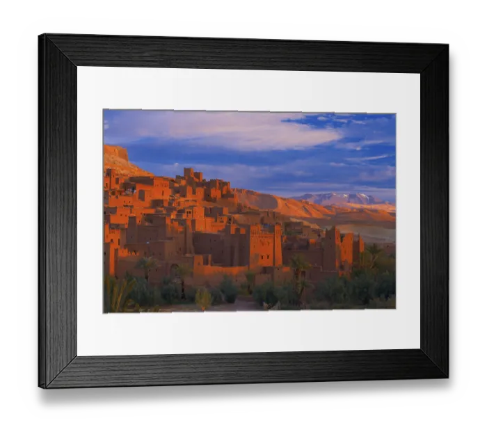 Framed Print : Ait Benhaddou Kasbah, UNESCO World Heritage Site