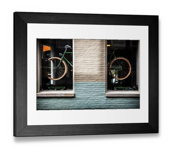 Framed Print : Bicycle store, Jordaan, Amsterdam