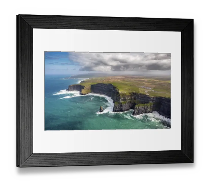 Framed Print : Cliffs of Moher, O'Brian's Tower Framed Print : Cliffs of Moher, O'Brian's Tower