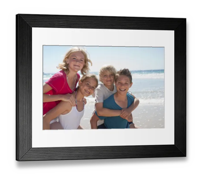 Framed Print : Teenagers at the beach, Camaret-sur-Mer