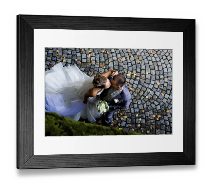 Framed Print : Young bridal couple Framed Print : Young bridal couple