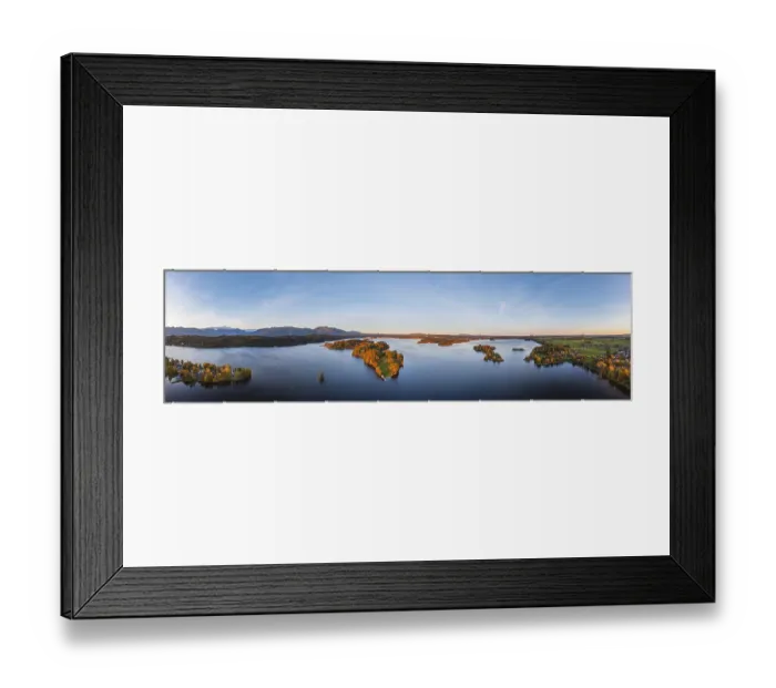 Framed Print : Panorama, middle island Worth
