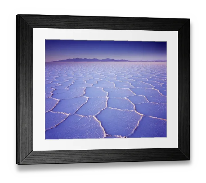 Framed Print : Morning light, Salar de Uyuni, Salt Lake