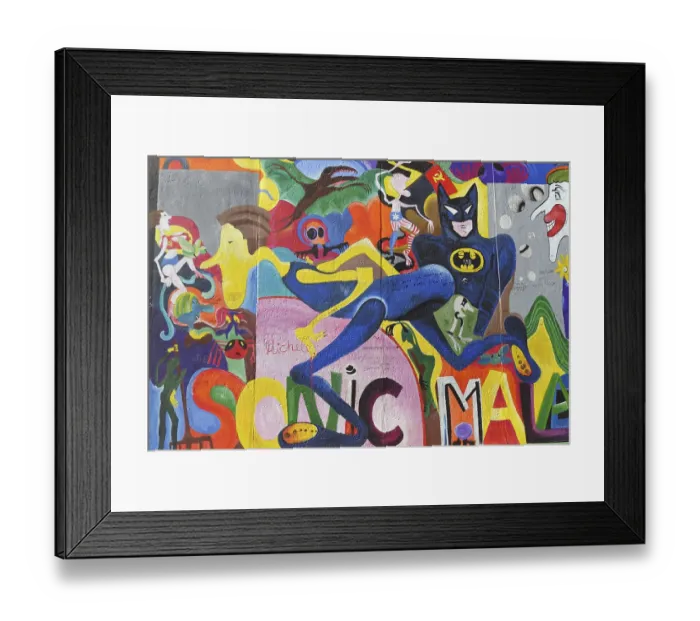 Framed Print : Greta Ida Csatlos, Mural, East Side Gallery Framed Print : Greta Ida Csatlos, Mural, East Side Gallery