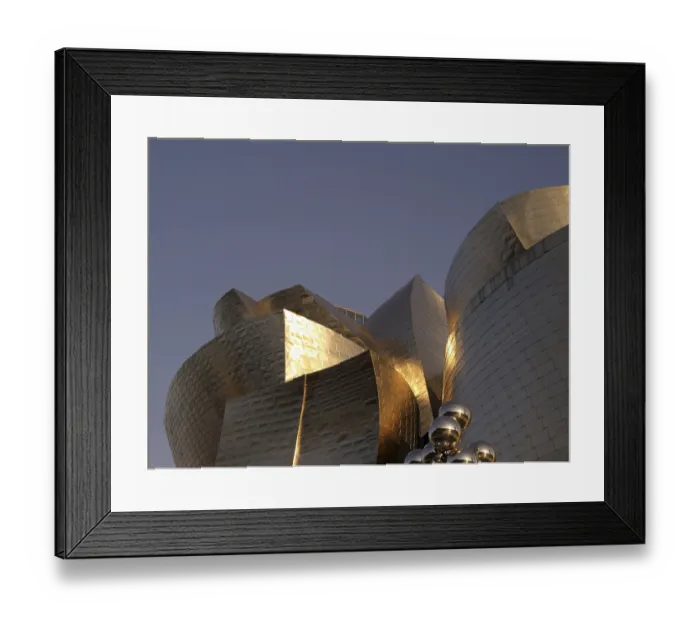 Framed Print : Guggenheim Museum by architect Frank O
