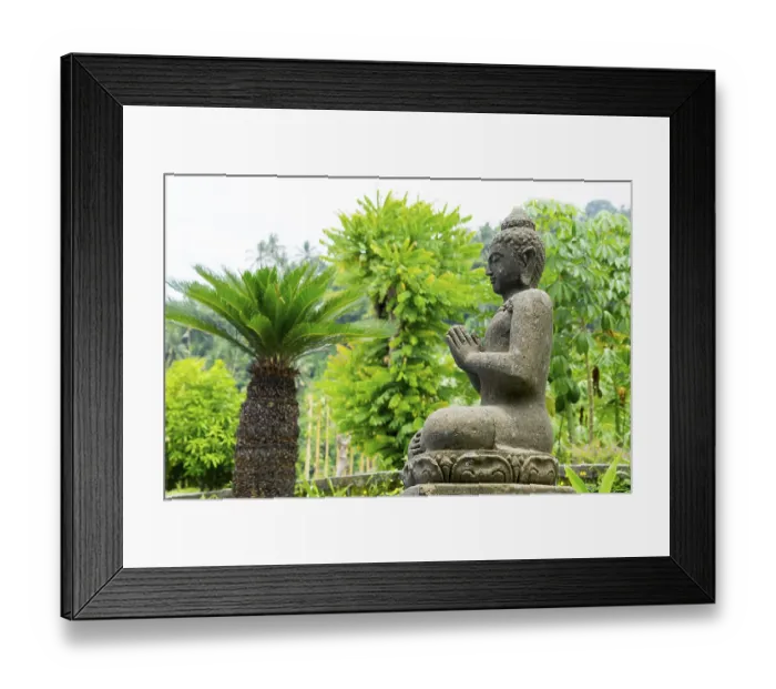 Framed Print : Buddha statue, Sidemen, Bali, Indonesia