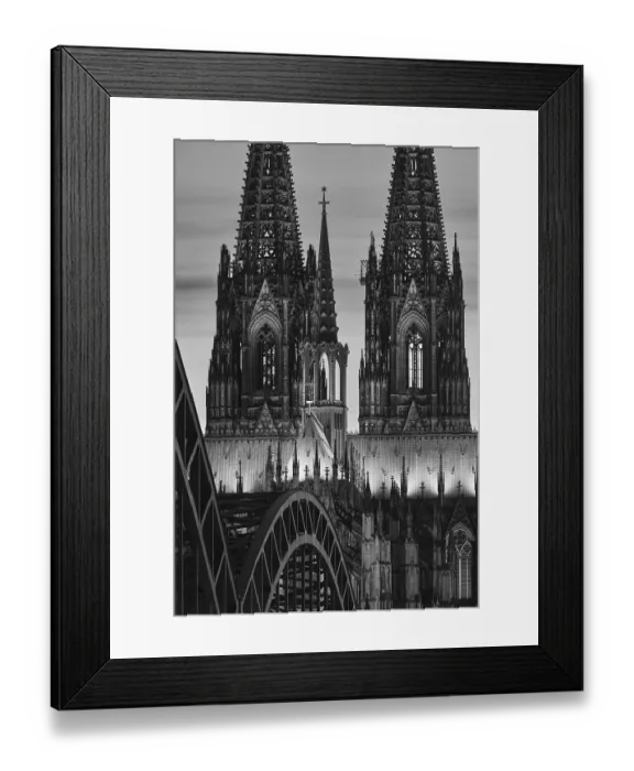 Framed Print : evening atmosphere am Kolner Dom Framed Print : evening atmosphere am Kolner Dom