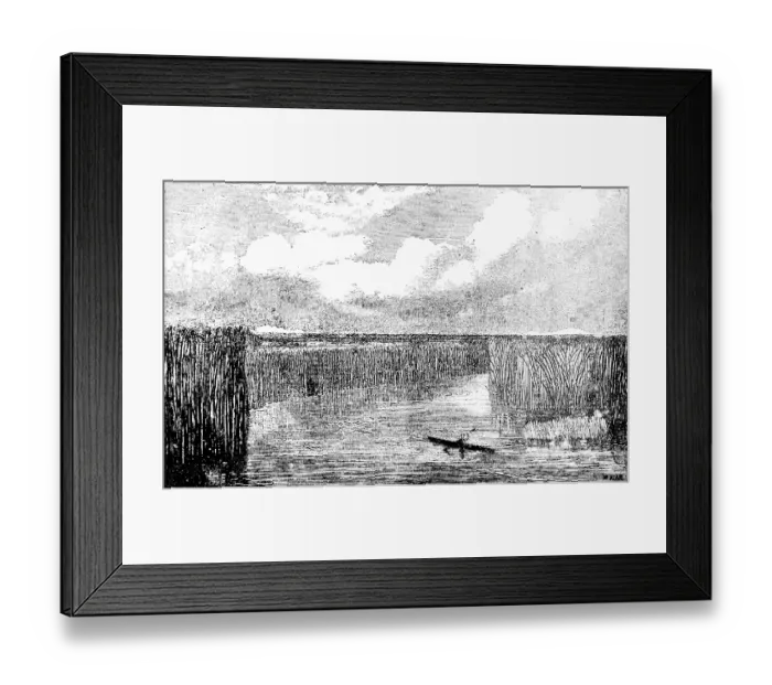 Framed Print : In the mouth of the Jordan and the Dead Sea discovered by Mac Gregor