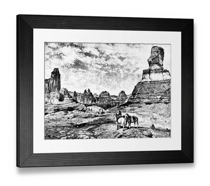 Framed Print : Land of Standing Up Rocks, Land of Standing Rocks in the Grand Canyon Framed Print : Land of Standing Up Rocks, Land of Standing Rocks in the Grand Canyon