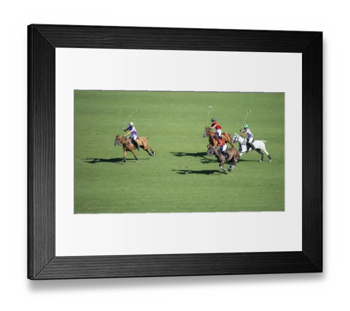 Framed Print : Scene at the 132nd Argentinean Open Polo Championship (Spanish 132nd Abierto Argentino de Polo de Palermo)