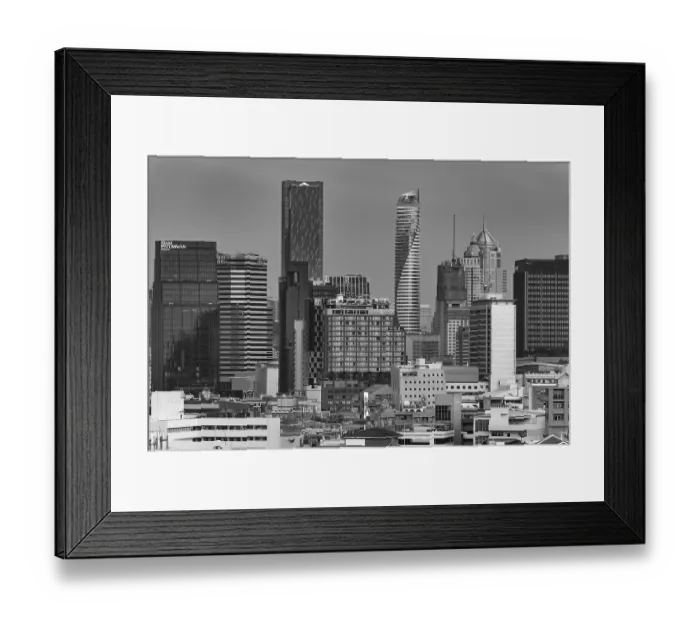 Framed Print : Panorama of Golden Mount, Bangkok skyline