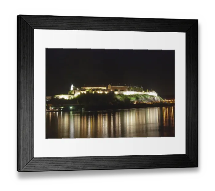 Framed Print : Petrovaradin fortress at night in Novi Sad Framed Print : Petrovaradin fortress at night in Novi Sad