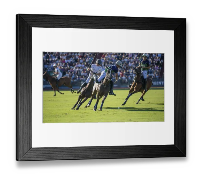 Framed Print : Scene at the 132nd Argentinean Open Polo Championship (Spanish 132nd Abierto Argentino de Polo de Palermo)