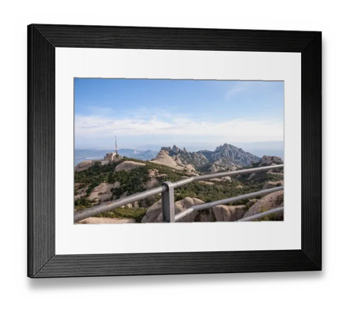 Framed Print : View of mountains of Montserrat, Catalonia, Spain Framed Print : View of mountains of Montserrat, Catalonia, Spain