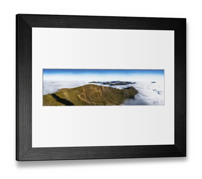 Framed Print : Snowdon Massif from a drone, Snowdon Range Framed Print : Snowdon Massif from a drone, Snowdon Range