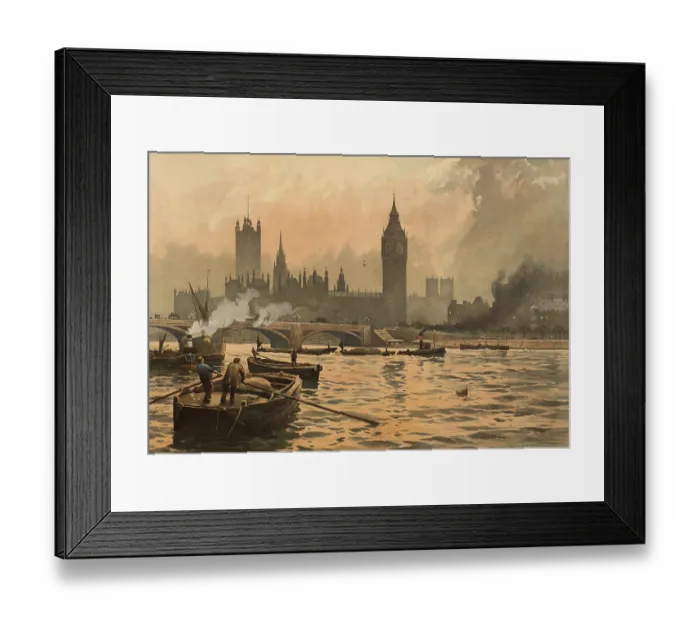 Framed Print : The houses of Parliament, Westminster Framed Print : The houses of Parliament, Westminster