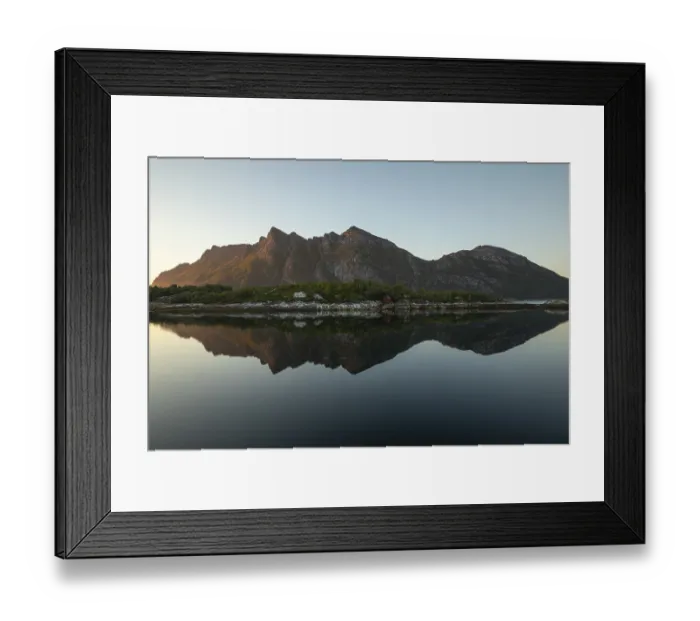 Framed Print : Sunset over Festvag near Bodo