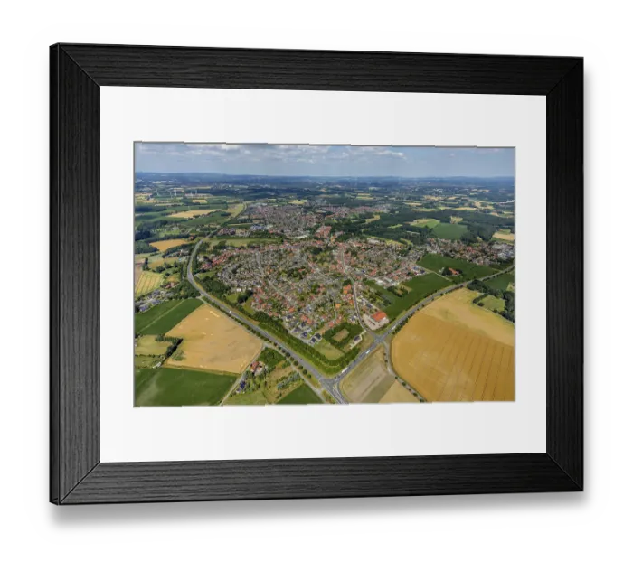 Framed Print : Overview Sassenberg, corner B475 Framed Print : Overview Sassenberg, corner B475