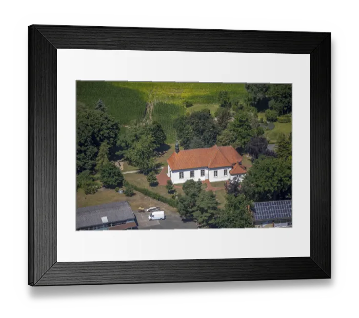 Framed Print : Aerial view, Hofgut by Gerhard Gartner