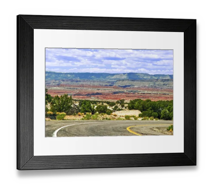 Framed Print : Great landscape of Utah state. USA
