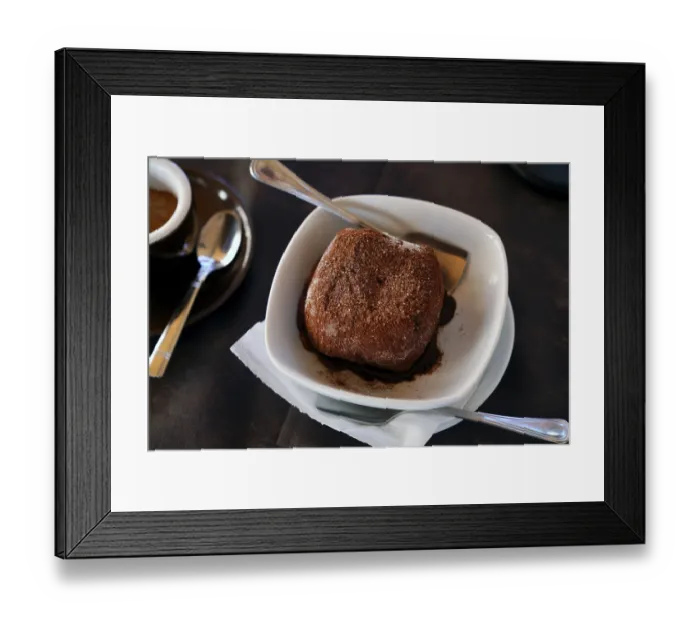 Framed Print : Tartufo di Pizzo, ice cream dessert Framed Print : Tartufo di Pizzo, ice cream dessert