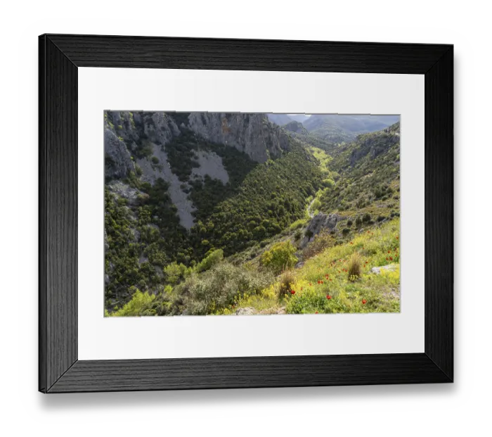 Framed Print : The Manikia Gorge on the island of Euboea or Evia Framed Print : The Manikia Gorge on the island of Euboea or Evia