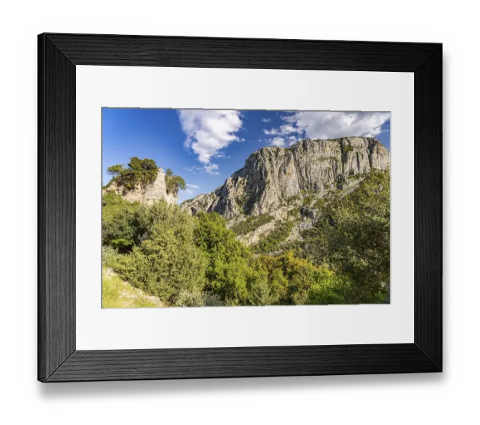 Framed Print : The Manikia Gorge on the island of Euboea or Evia