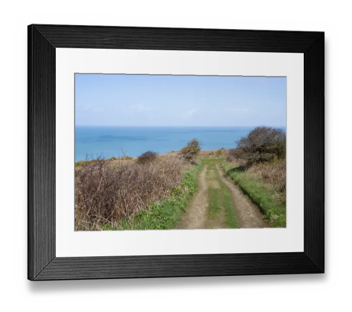 Framed Print : Coastal scene on Sark looking out over the English Channel Framed Print : Coastal scene on Sark looking out over the English Channel
